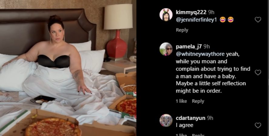 Whitney Way Thore gets mixed comments about her video. - Instagram