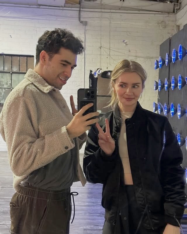 Ezra Sosa and Anna Delvey from Instagram