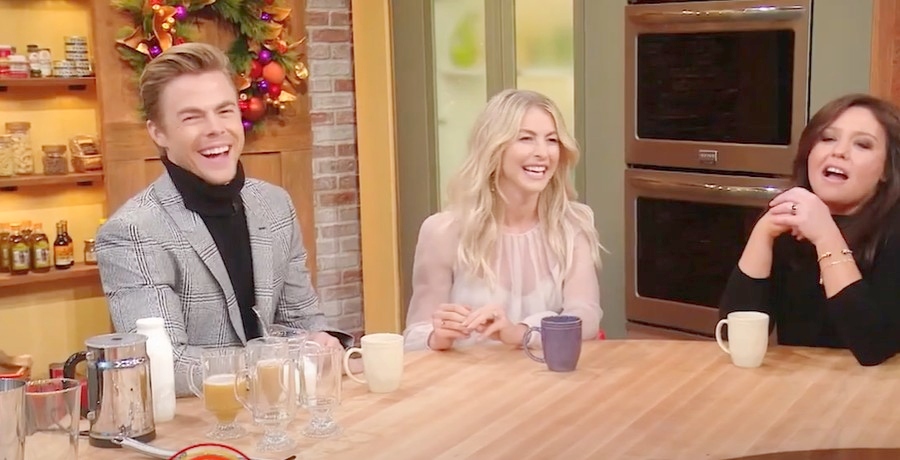 Derek Hough, Julianne Hough, and Rachael Ray, sourced from YouTube