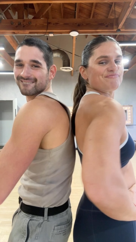 Alan Bersten and Ilona Maher from Instagram