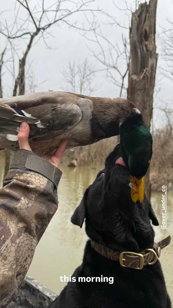 Sydney Errera and duck