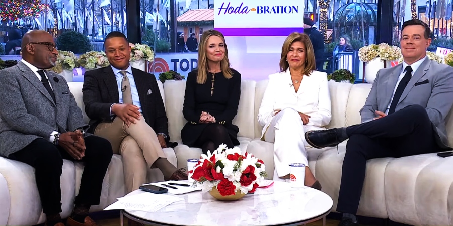 Al Roker, Craig Melvin, Savannah Guthrie, Hoda Kotb, and Carson Daly. - Hodabration - The Today Show