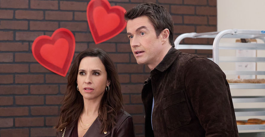 Photo: Lacey Chabert, Robert Buckley Credit: ©2024 Hallmark Media/Photographer: Allister Foster