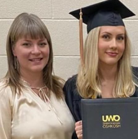 Ethan Plath's girlfriend, Teegan Nichols celebrates her graduation from UWO. - Facebook