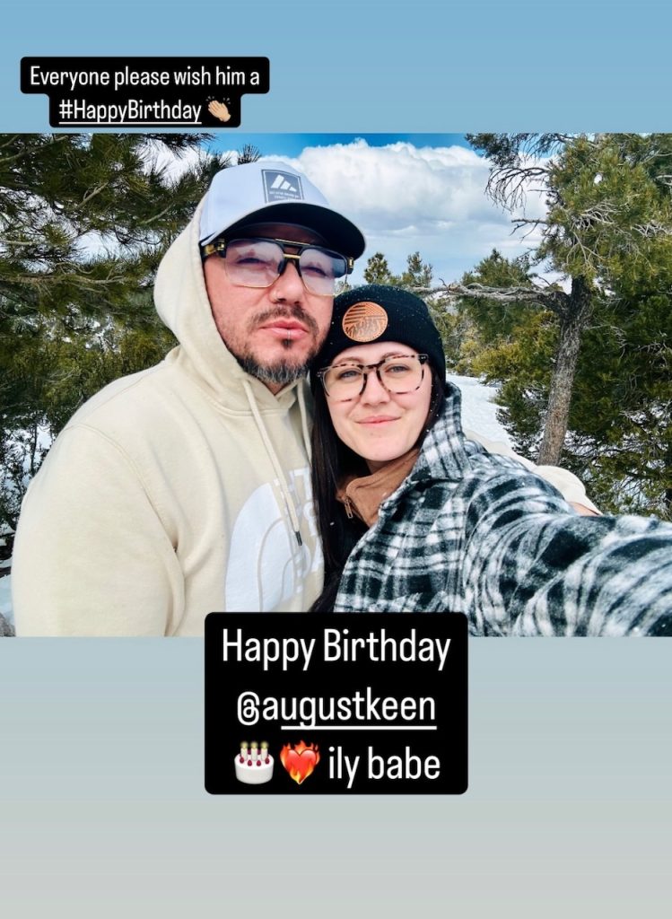 August Keen, Jenelle Evans-Instagram