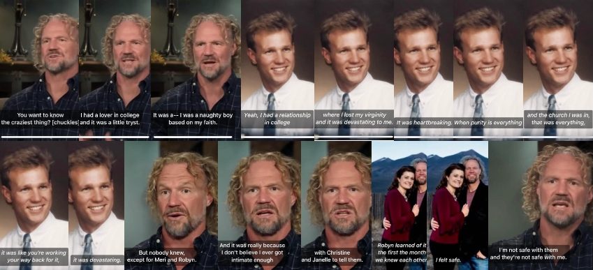 Kody Brown discusses losing his virginity in college. - Sister Wives/Reddit