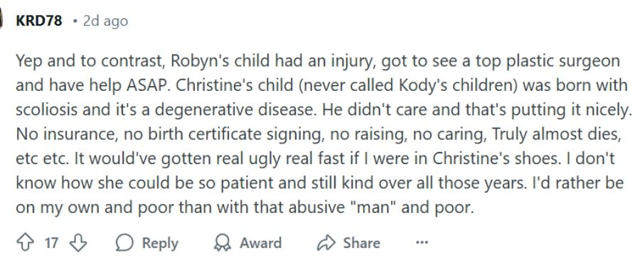 He would have acted differently if it was for Robyn's kids. - Sister Wives - Reddit