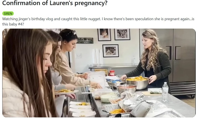 Lauren Duggar From Counting On, TLC, Sourced From Jinger & Jeremy Vuolo YouTube / Reddit