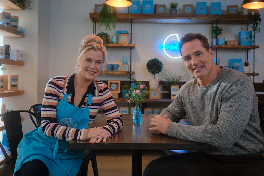 Photo: Alison Sweeney, Victor Webster Credit: ©2024 Hallmark Media/Photographer: David Asorga