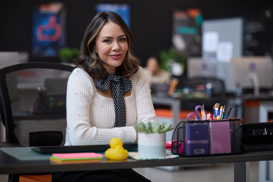 Photo: Janel Parrish Credit: ©2024 Hallmark Media/Photographer: Allister Foster