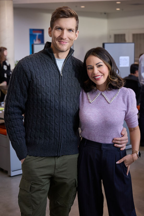 Photo: Scott Michael Foster, Janel Parrish Credit: ©2024 Hallmark Media/Photographer: Allister Foster