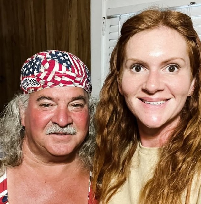 Bruce Mitchell & Ashley Jones From Swamp People, Sourced From @ashleydeadeyejones Instagram