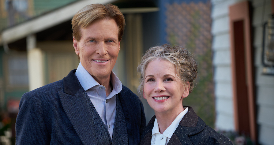 Photo: Jack Wagner, Melissa Gilbert Credit: © 2024 Hallmark Media/Photographer: Jeff Weddell