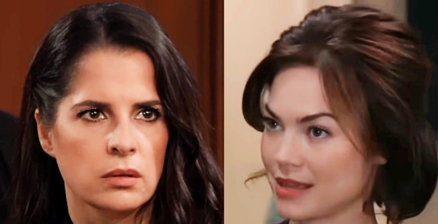 'General Hospital' Kelly Monaco and Becky Herbst/Credit: YouTube