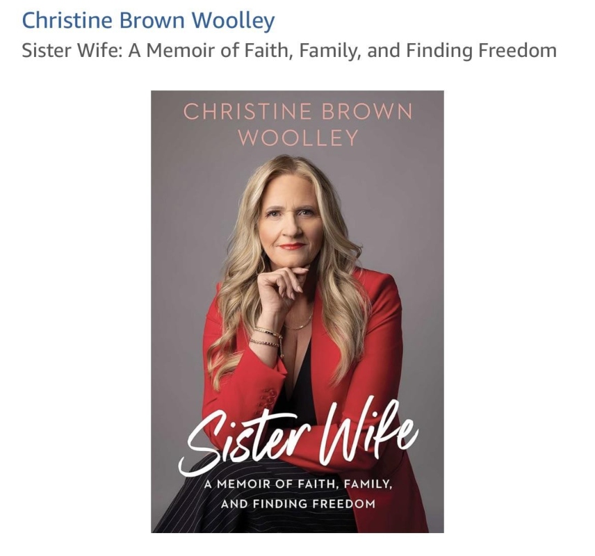 Screenshot of Christine Brown Woolley's book from u/autumn7689 on Reddit