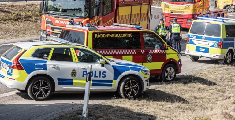Police Cars On Highway
