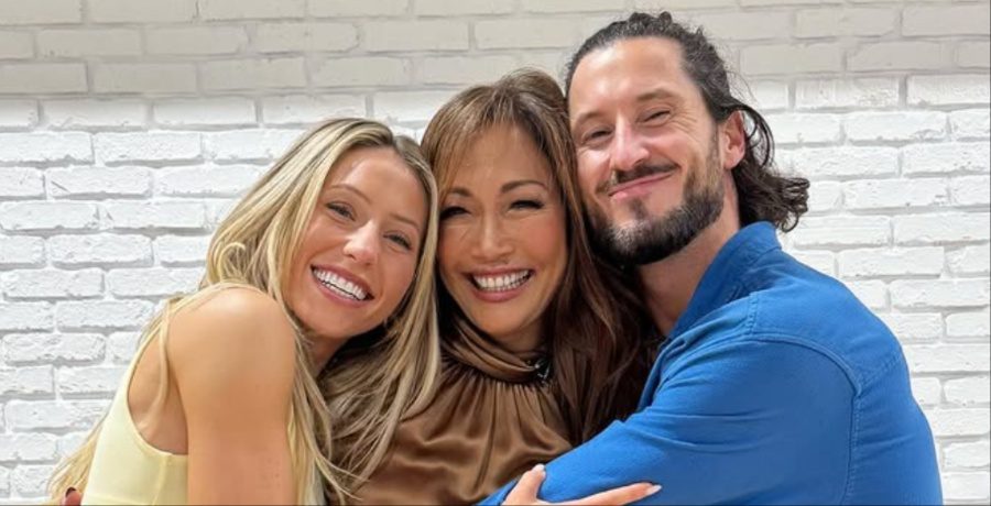 Alix Earle, Carrie Ann Inaba, and Val Chmerkovskiy Instagram
