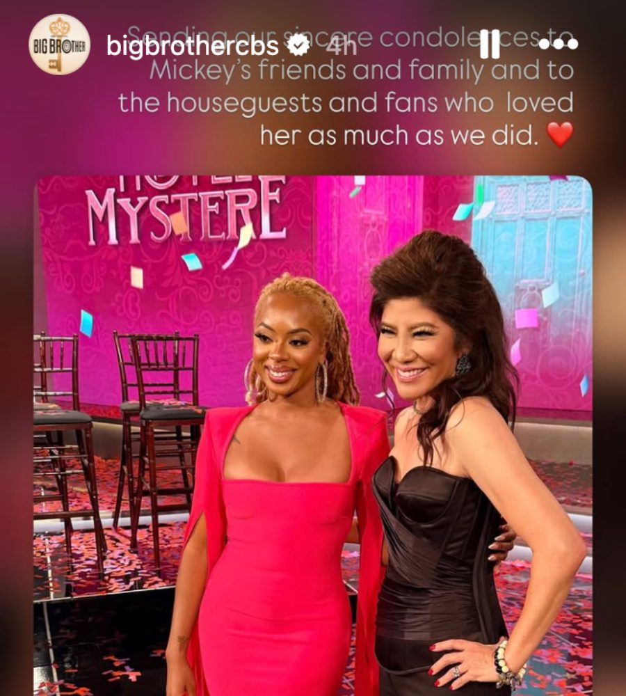 'Big Brother' tribute to Mickey Lee - IG