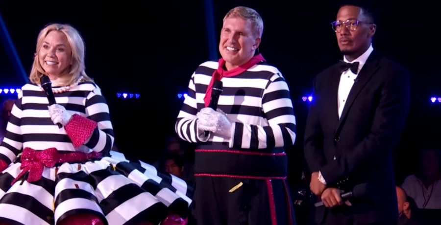 Julie and Todd Chrisley unmasked on 'Masked Singer'/Credit: YouTube