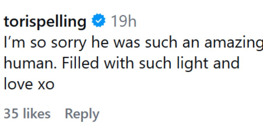 Tori Spelling's post - IG