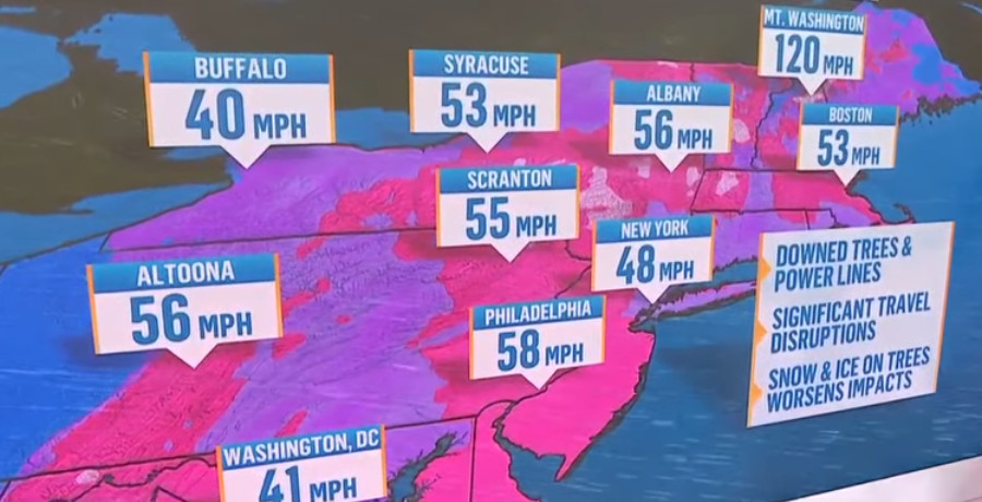 Weather map/Credit: YouTube