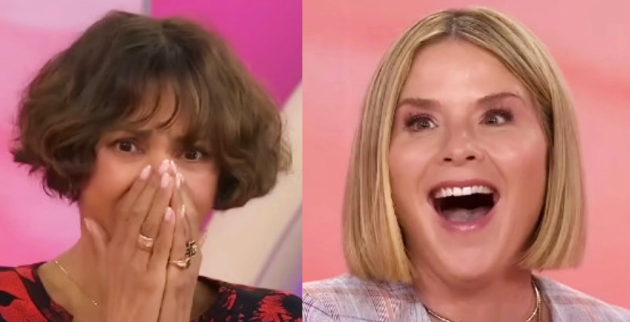 Halle Berry and Jenna Bush Hager react to NSFW question/Credit: YouTube