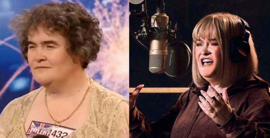 Susan Boyle before and after makeover/Credit: YouTube, Instagram